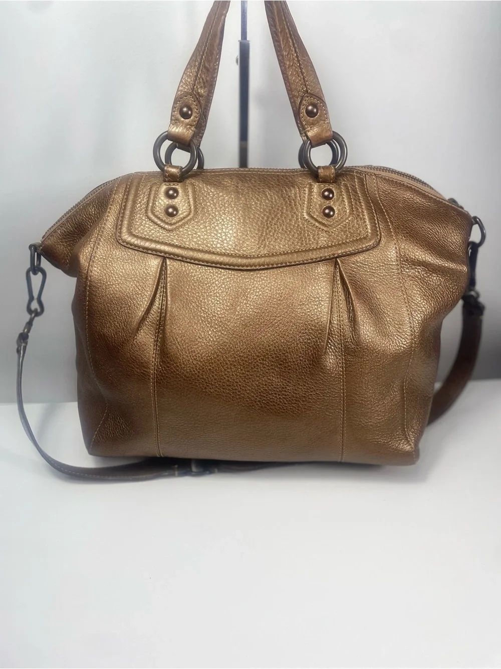 Coach Bronze Madison Audrey Satchel Y2K